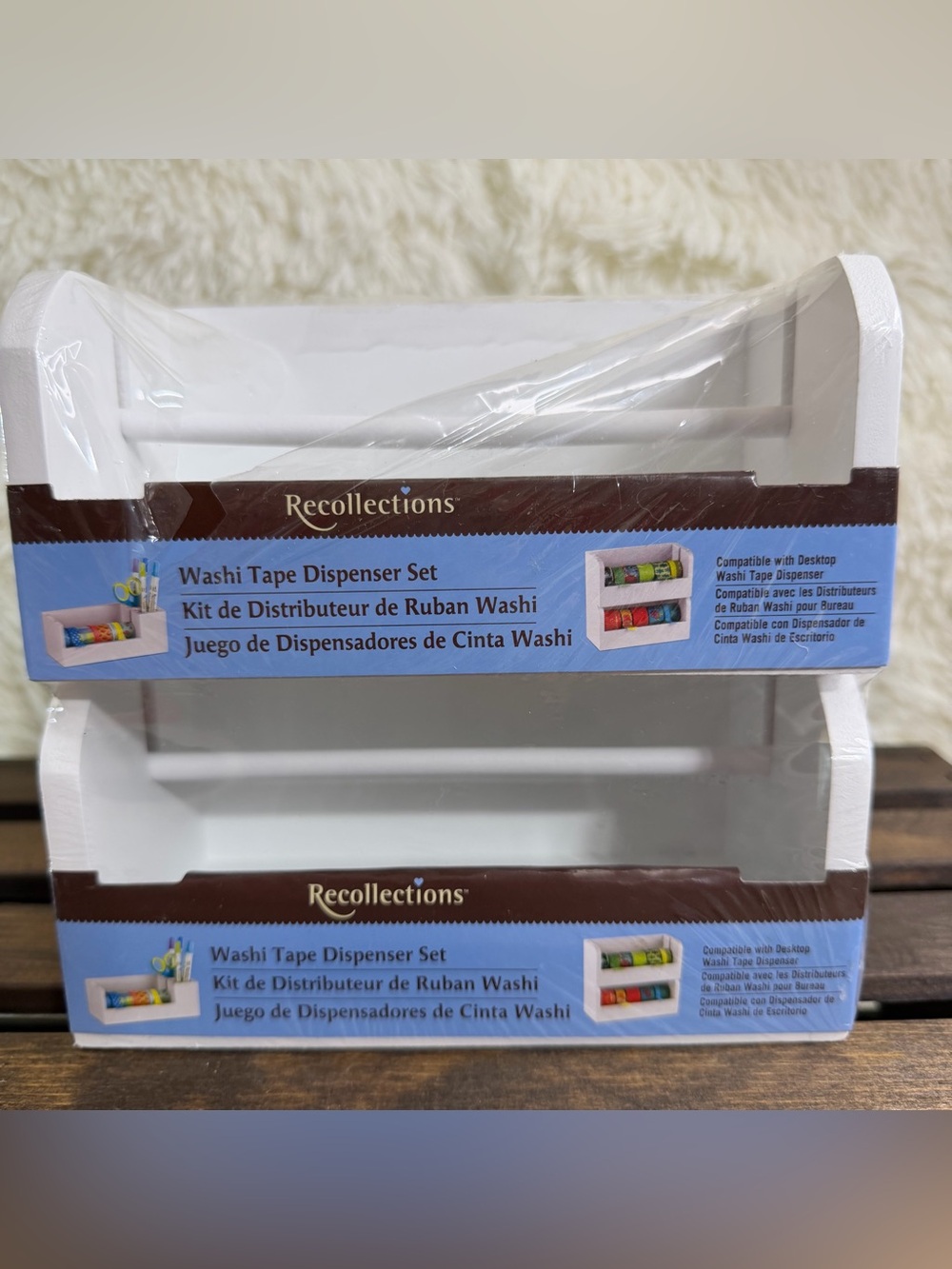 Recollections White Washi Tape Dispenser Set